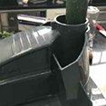 火鍋店用切菜機(jī)切黃瓜片