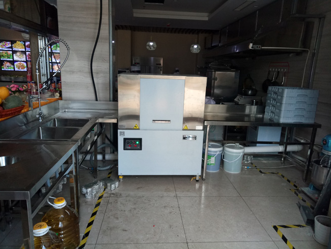 酒店洗碗機(jī)客戶案例分享-通道式洗碗機(jī)E80